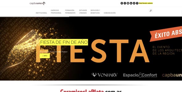 Sitio WEB versión anterior